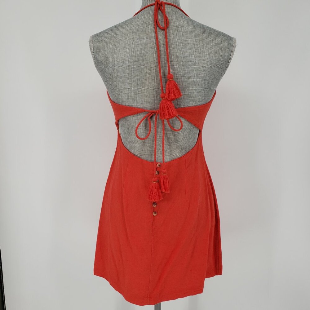 Free People Red Mini Slip Dress - Picture 5 of 12